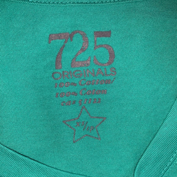 Cute Green Cap Sleeve Tee - Picture 13 of 14
